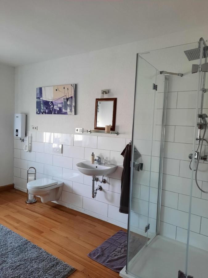 Ferienwohnung Am Rittershof Heusweiler Esterno foto
